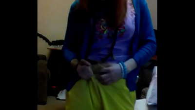 Vala ividiyo yokushaya indlwabu eyenziwe nge-redhead Light Fairy